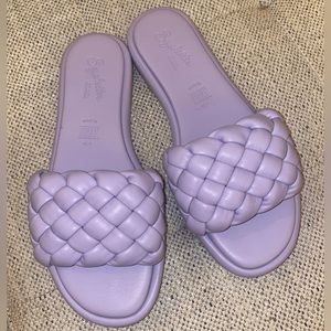 BRAND NEW Seychelles leather lilac sandal